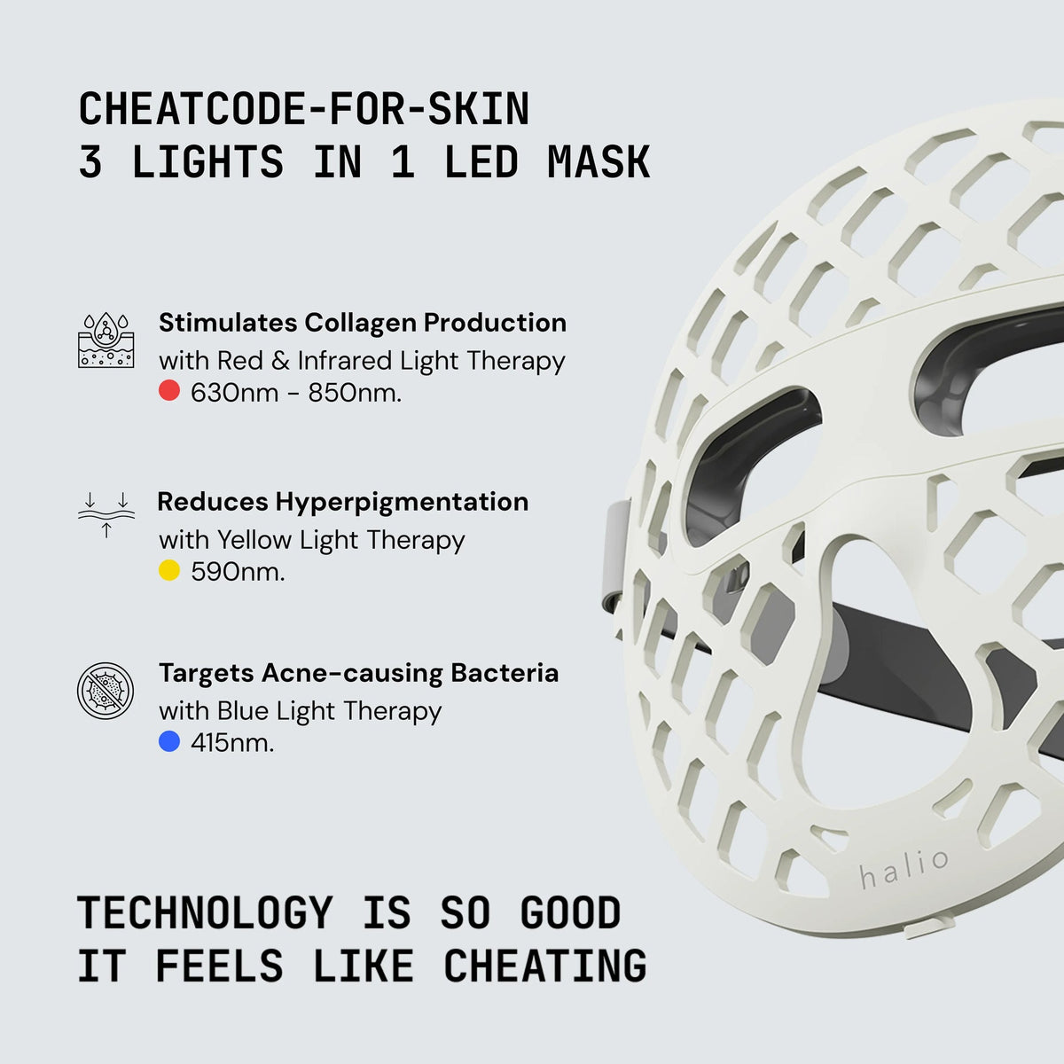 DERMIVORA™ Silicone LED Face Mask