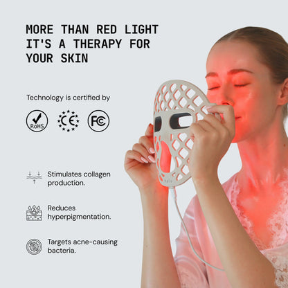 DERMIVORA™ Silicone LED Face Mask