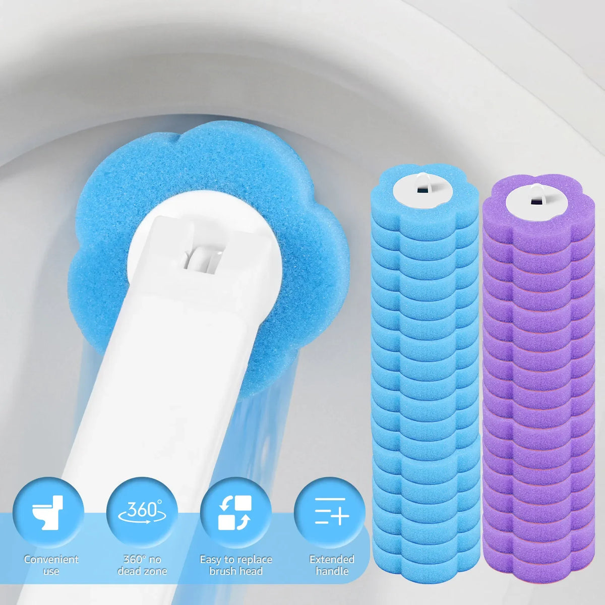 New Disposable Toilet Brush Cleaning Kit™