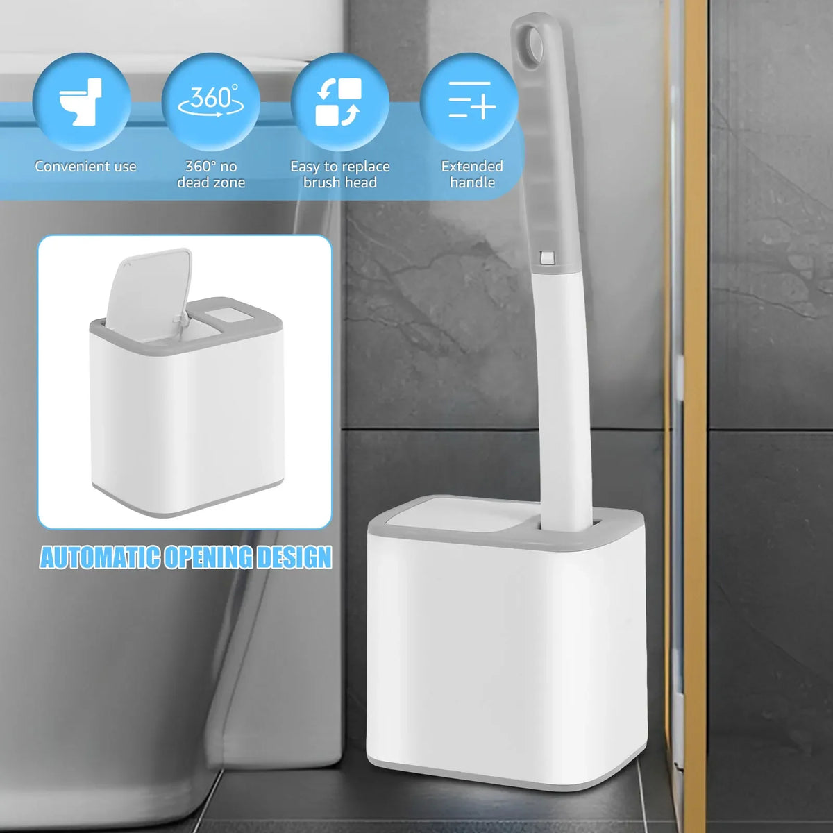 New Disposable Toilet Brush Cleaning Kit™