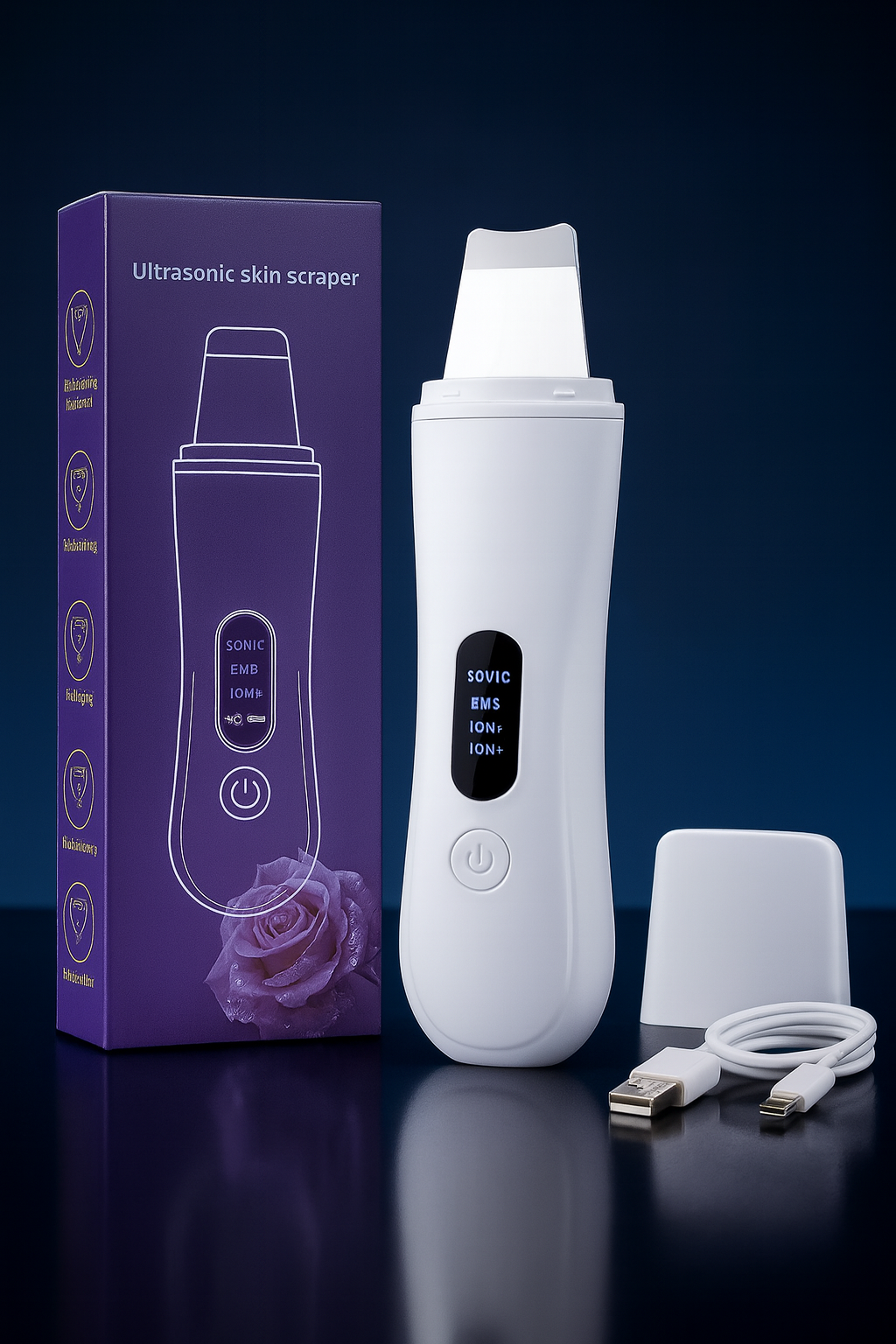 RadiantGlow Ultrasonic Skin Scrubber™